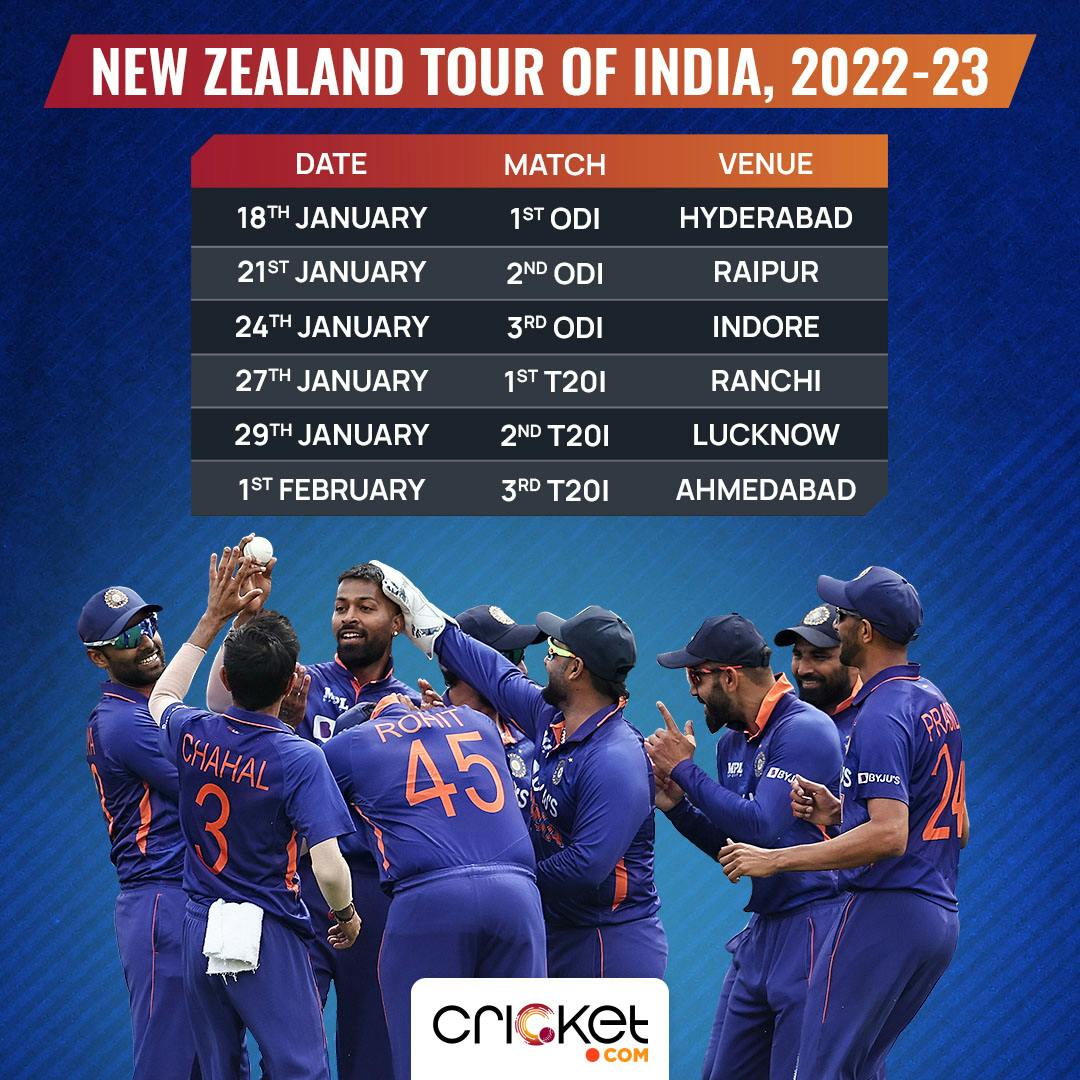 BCCI announces schedule for home series against Sri Lanka, New Zealand and  Australia