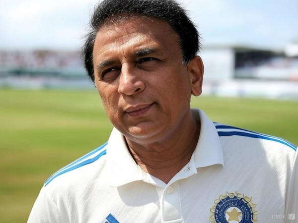 Sunil Gavaskar's AI generated image with an Indian jersey