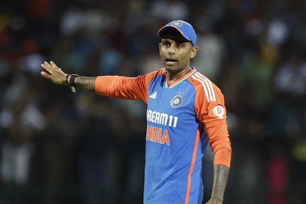 India T20I captain Suryakumar Yadav sets the field