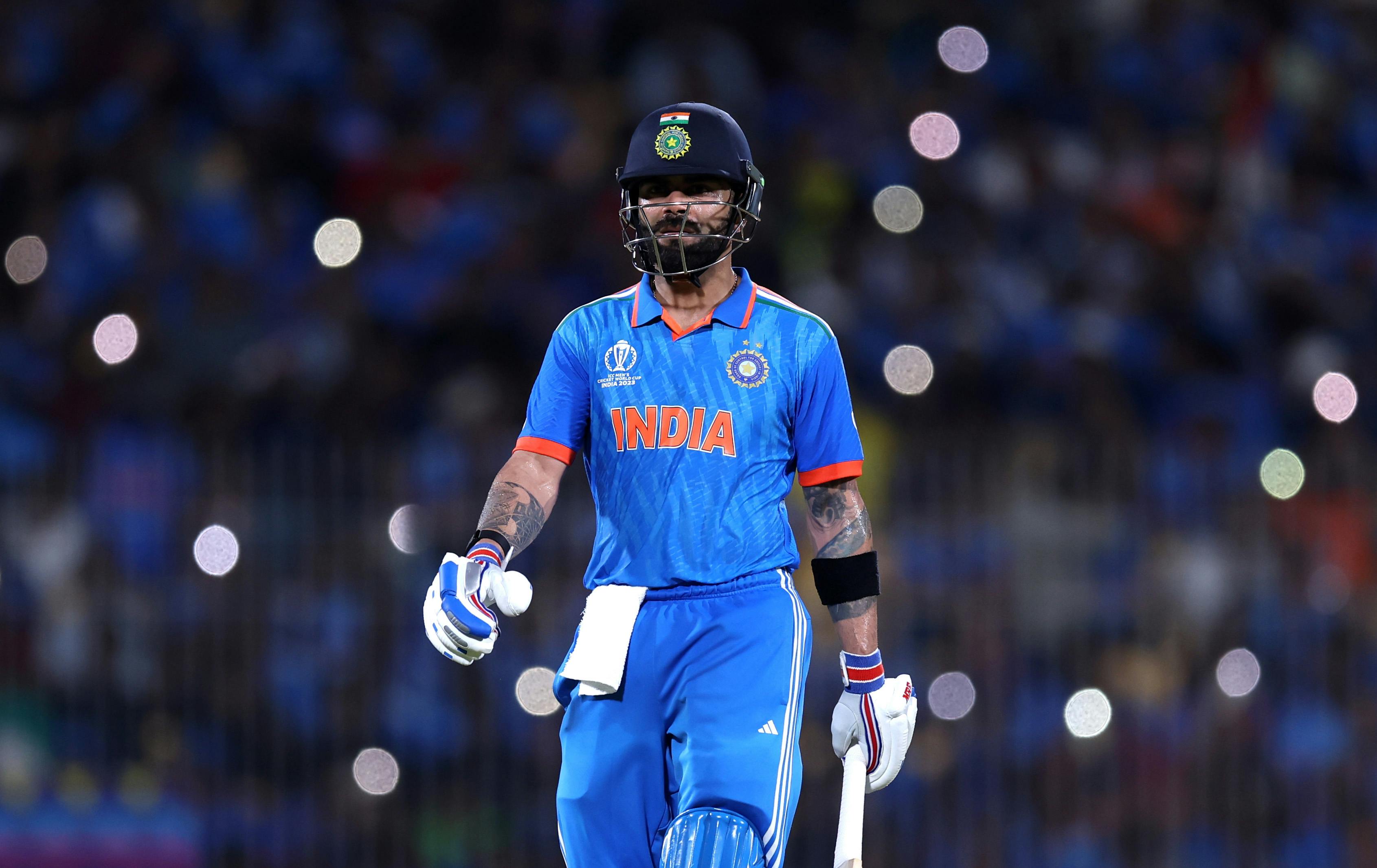 Virat Kohli's ICC Cricket World Cup century divides opinion