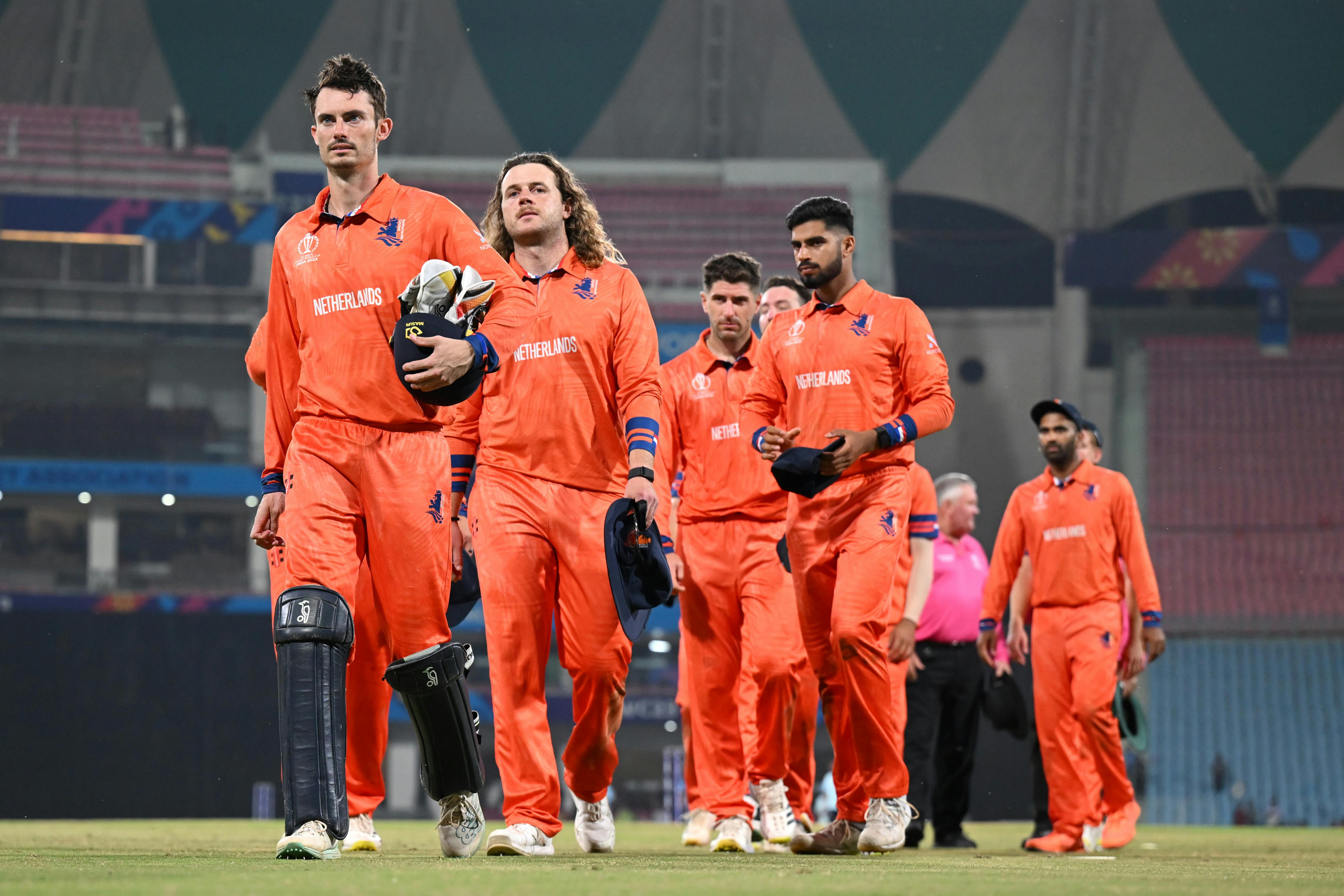 Wicket - Scott Edwards - Netherlands v Sri-Lanka ICC T20WC 2022